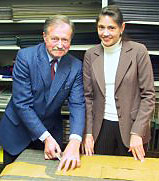 Gerhard Schmauder und Myriam Gerber von der Maßschneiderei Schmauder